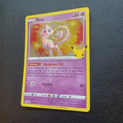 Pokemon Card Celebrations Set Mew 011/025 Holo Rare 25th Anniversary - Image 2