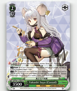 Weiss Schwarz Yakushi Saya (Casual) - Blue Archive - Image 1