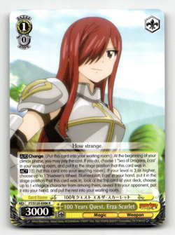 Weiss 100 Years Quest, Erza Scarlet (R) - FAIRY TAIL 100 YEARS QUEST - Image 1