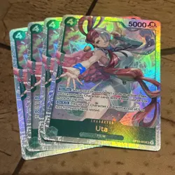 One Piece TCG OP13-023 Uta SR X4 Playset Card Game CCG English - Image 1
