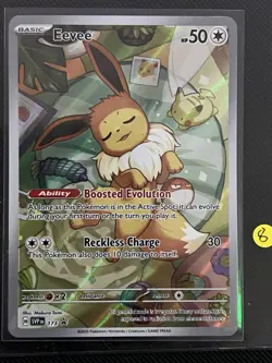 Pokemon TCG Eevee SVP 173 Prismatic Evolutions ETB Black Star Promo Card NM/M - Image 1