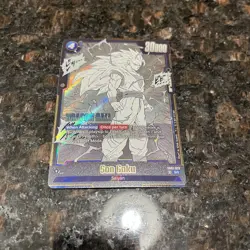 Son Goku SB02-023 SR Manga Foil Dragon Ball Super Card Game Fusion World | LP - Image 4
