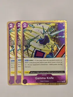 X3 - Gamma Knife OP05-077 - 1 PRB02 Foil - 2 Normal One Piece Card Game - Image 1