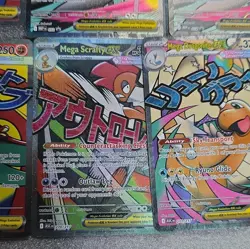 Mega Dragonite Pokemon TCG 7 Card Lot English Hawlucha Gardevoir Scrafty - Image 3