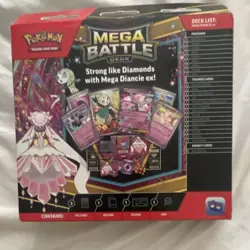 Pokemon Mega Diancie EX Mega Battle Deck 60 Cards w/ Meloetta Foil Box - Image 2