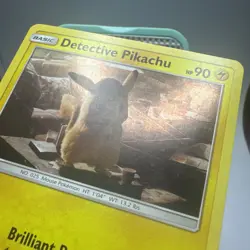 Detective Pikachu SM194 Sun Moon Black Star Promo Holo Rare Pokemon TCG Card LP - Image 3