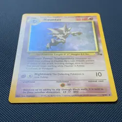 Haunter 6/62 Fossil Unlimited Rare Holo Pokemon Card WOTC | Pokemon Vintage LP - Image 3