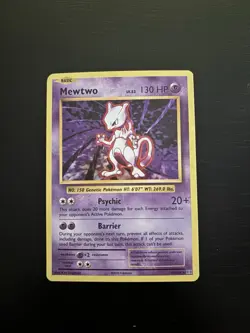 Pokemon TCG Mewtwo 2016 Evolutions Rare Holo Card #51/108 Lightly Played - Image 1