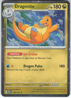 DRAGONITE (COSMOS HOLO) 149/165 HOLO MISCELLANEOUS CARDS & PRODUCTS POKEMON NM - Image 1
