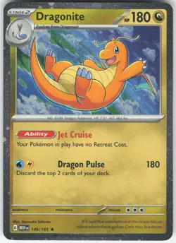 DRAGONITE (COSMOS HOLO) 149/165 HOLO MISCELLANEOUS CARDS & PRODUCTS POKEMON NM - Image 1