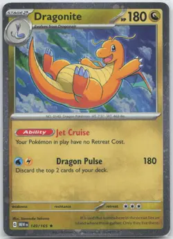 Pokemon : Dragonite (Cosmos Holo) Miscellaneous Cards & Products 149/165 : Holo - Image 1