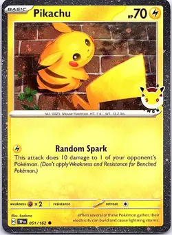 Pikachu (Pokemon Day 2026) Holo Common Miscellaneous Cards & Products 051/162 NM - Image 1