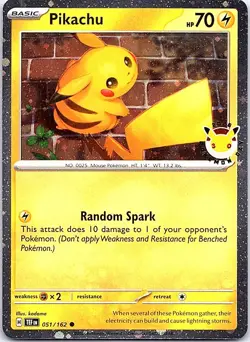Pikachu (Pokemon Day 2026) Holo Common Miscellaneous Cards & Products 051/162 NM - Image 1