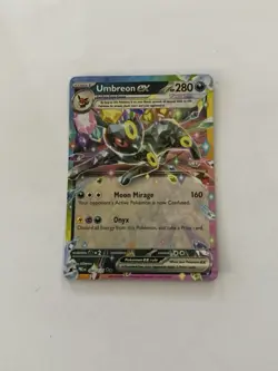 Pokemon TCG Umbreon EX 060/131 Double Rare Holo Card Prismatic Evolutions - Image 1