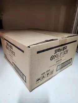 [Sealed] KINGDOMS OF INTRIGUE ONE PIECE CARD KOREAN Booster Case (12 Box) OPK-04 - Image 1
