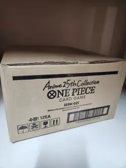 One Piece TCG Card Anime 25th Collection Extra Booster Korean Case(12 box)Sealed - Image 1