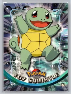 Squirtle #7 Topps Trading Cards Series 1 Pokemon Near Mint - Image 1