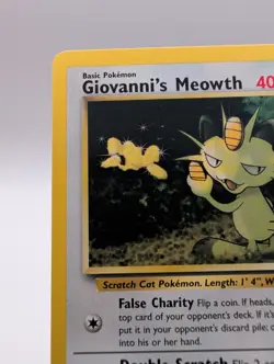 Giovanni's Meowth - 43/132 Regular English Gym Challenge Pokemon Card LP - Image 5