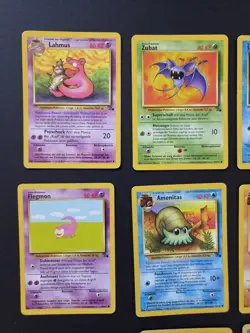Vintage Pokemon Fossil GERMAN Card Lot WOTC Foreign Language Cards - Image 2