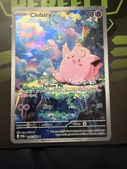 Pokemon Clefairy 094/088 Full Art Rare Holo POR Basic Psychic Card 2026 EN - Image 2
