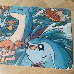 Leather Pokemon Playmat Play Mat Mouse Pad Tcg Trading Card Game - Image 4
