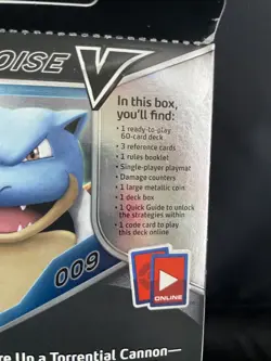2021 Pokemon Trading Cards Blastoise V Battle Deck - Image 3
