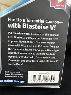 2021 Pokemon Trading Cards Blastoise V Battle Deck - Image 5