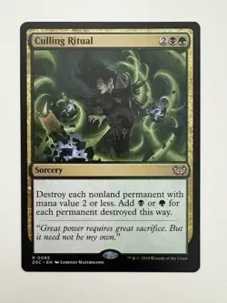 Culling Ritual MTG Magic the Gathering Card NM Near Mint DSC - Image 1