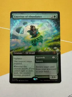 EMERITUS OF ABUNDANCE FOIL [Extended] - Mythic - SOS Secrets of Strixhaven MTG - Image 1