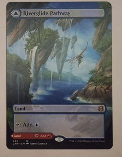 Riverglide Lavaglide Pathway BORDERLESS MTG ZNR 289 Rare Land Izzet NM Pick - Image 1