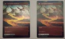 Riverglide Lavaglide Pathway BORDERLESS MTG ZNR 289 Rare Land Izzet NM Pick - Image 3