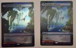 Riverglide Lavaglide Pathway BORDERLESS MTG ZNR 289 Rare Land Izzet NM Pick - Image 4