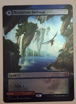 Riverglide Lavaglide Pathway BORDERLESS MTG ZNR 289 Rare Land Izzet NM Pick - Image 5