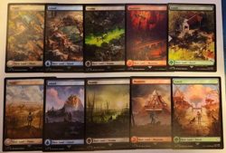 Fallout PIP Lands MTG Full Set Plains Island Swamp Mountain Forest - Image 1