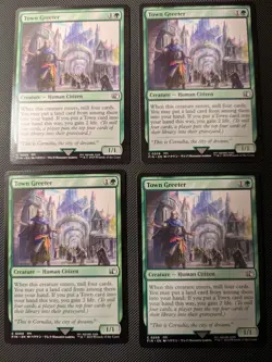 4x Town Greeter - 0209 - Final Fantasy - MTG - NM/M Unplayed x4 - Image 1