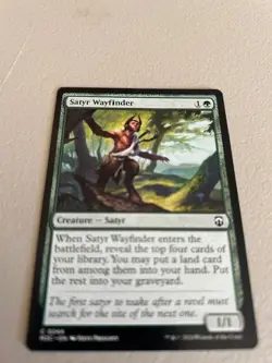 (x4) Satyr Wayfinder #0244 Playset Non Foil Common Modern Horizons 3 MTG NM - Image 1