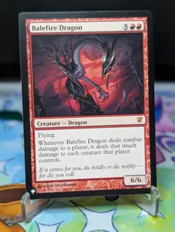 MTG The List - Balefire Dragon 129 Regular - Image 1