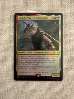 Cloud, Planet's Champion - Promo Foil - Final Fantasy P0003 MTG Magic NM - Image 1