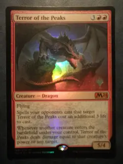 mtg magic terror of the peaks FOIL ENGLISH terreur des pics 3 available - Image 2