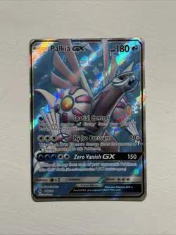 Pokemon Palkia GX TCG Full Art Holo Card 119/131 Sm-Forbidden Light - Image 1