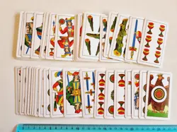 CARTE DA GIOCO MODULSTUDIO PIACENTINE SCOPA VINTAGE ORIGINAL PLAYING CARD NEW - Image 3