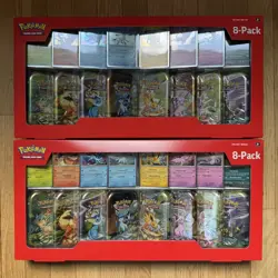 Pokemon Prismatic Evolutions 8 Mini-Tins with Promo Cards Costco 2-Pack IN HAND! - Image 1