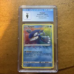 Kyogre 2021 Shining Fates 021/072 Amazing Rare Pokemon Card CGC 9 - Image 1