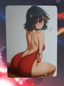 Ryuko Matoi Kill la Kill Anime Waifu Sexy Goddess Doujin Lewd Hentai Card - Image 1