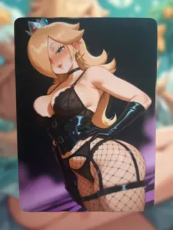 Rosalina Super Mario Anime Waifu Sexy Goddess Doujin Lewd Hentai Card - Image 1