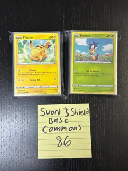 590 Pokemon TCG Yellow Border Common Cards MINT-MP | Bulk Lot - Image 5
