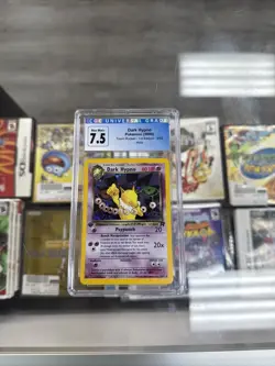 CGC 7.5 Dark Hypno Team Rocket 1st Edition 9/82 Holo Pokemon Card psa - Image 1