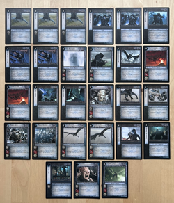 NAZGUL / RINGWRAITH / MORGUL COLLECTION (LOTR TCG, LOT OF 27 RARE/PREMIUM CARDS) - Image 1