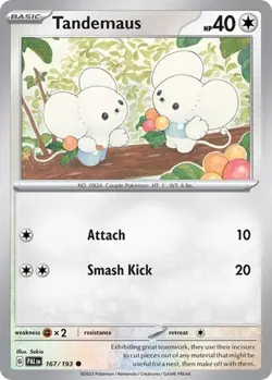 Tandemaus (Cosmos Foil, #167/193) - Ho Miscellaneous Cards & Products LP Pokemon - Image 1