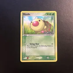 Weedle 87/113 Delta Species Pokemon Card Reverse Holo Stamped Lightly Played LP - Image 1